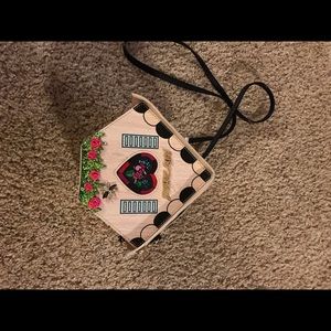 Betsey johnson birdhouse purse